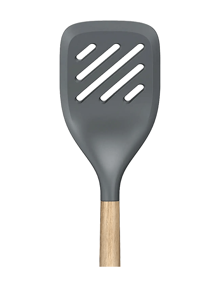 Zyliss - Slotted spatula OAK Beluga ZYLISS® - tõstelusikad ja spaatlid - grey - wood - 1