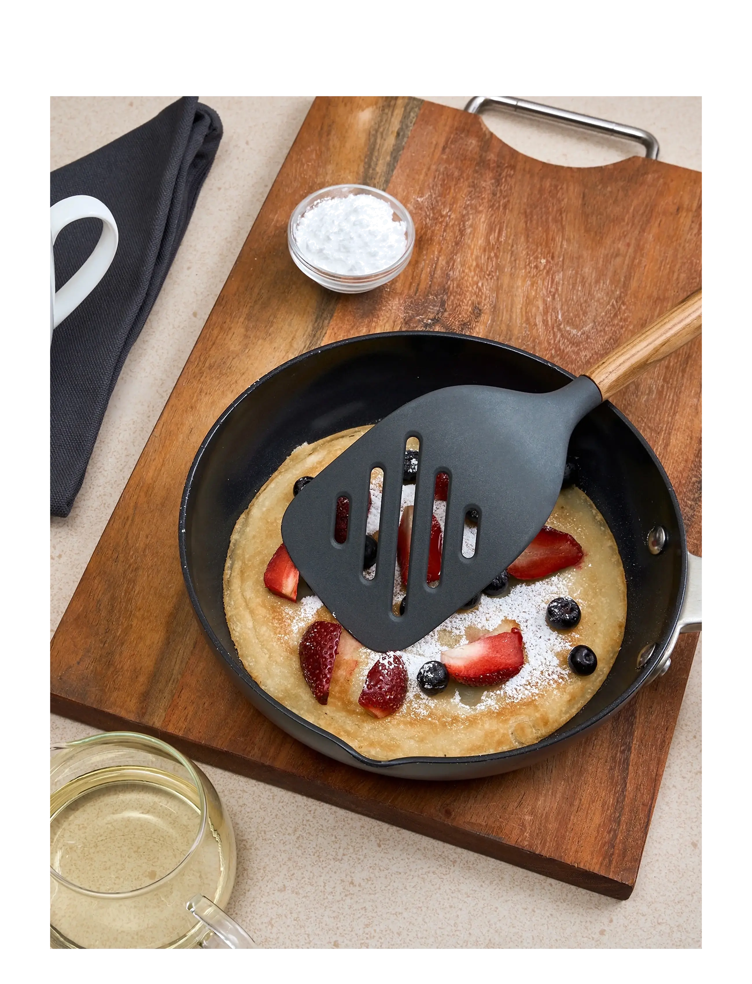 Zyliss - Slotted spatula OAK Beluga ZYLISS® - lowest prices - grey - wood - 5