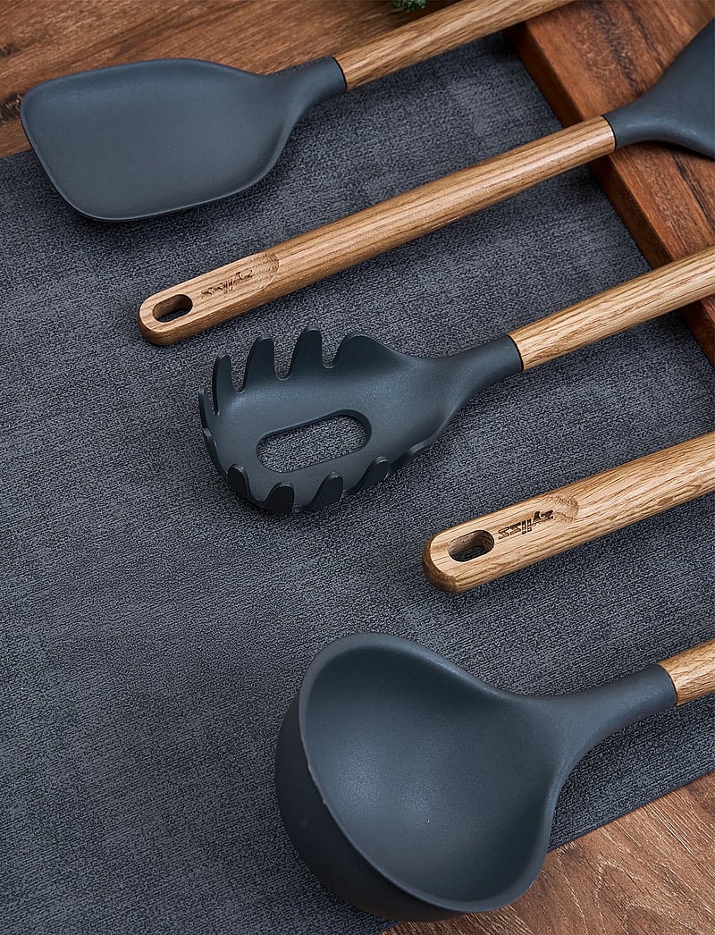 Zyliss - Spaghetti spoon OAK Beluga ZYLISS® - lusikad, kulbid ja pannilusikad - grey - wood - 0