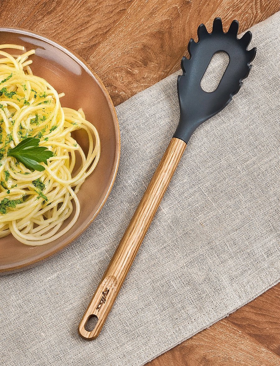 Zyliss - Spaghetti spoon OAK Beluga ZYLISS® - lusikad, kulbid ja pannilusikad - grey - wood - 5