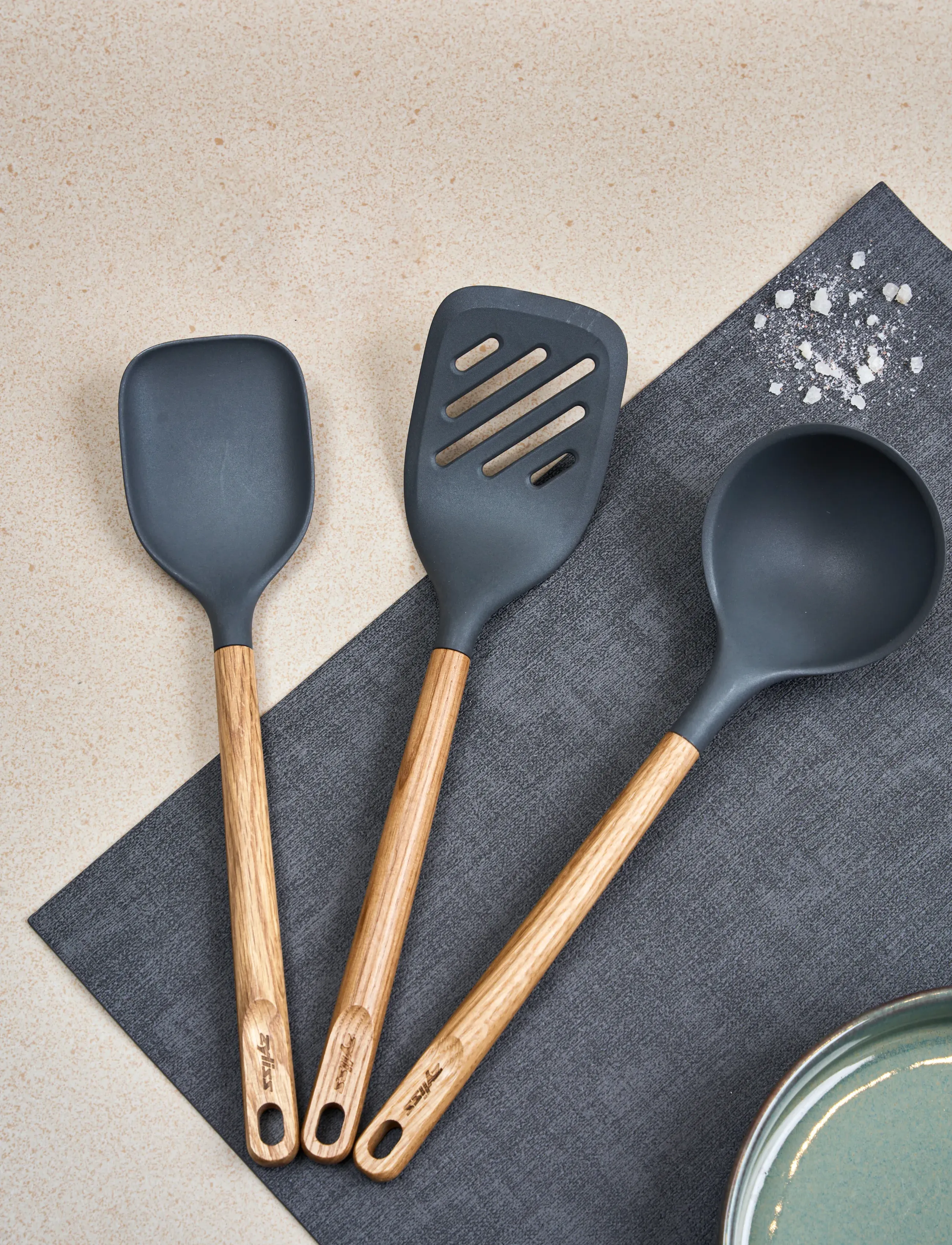 Zyliss - Chef's spoon OAK Beluga ZYLISS® - lusikad, kulbid ja pannilusikad - grey - wood - 3